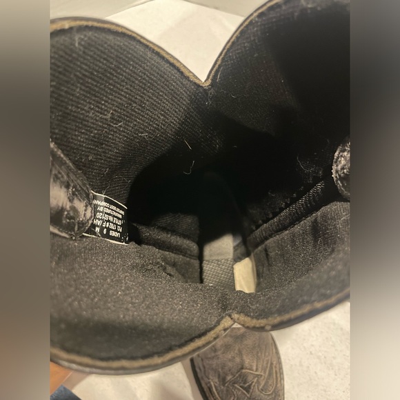 LAREDO Stevie Inlay Snip Toe Gray Distressed Western Cowgirl Boots Women’s 9 - Picture 5 of 5